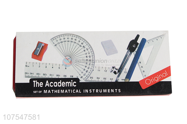 Good Price Compass Ruler Set Students Multifunction Drawing Tools