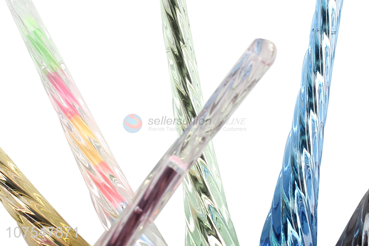 Good sale color gel pen gradient gel ink pen rainbow color gel ink pen