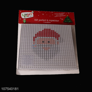 Wholesale kids educational toy santa claus pattern bead pegboard