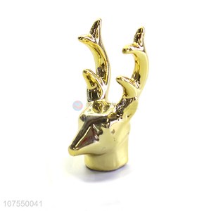 High Sales Home Decoration Porcelain Figurines Ceramic Deer Crafts