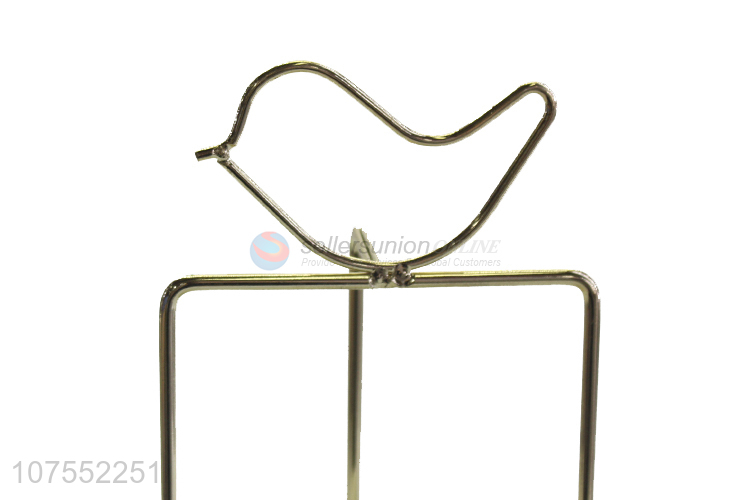 Contracted Design Gold Bird Iron Rack Ceramic Flowerpot For Home Decor