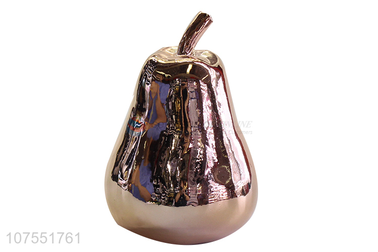 High Sales Home Decoration Accessories Pear Shape Ceramic Ornaments