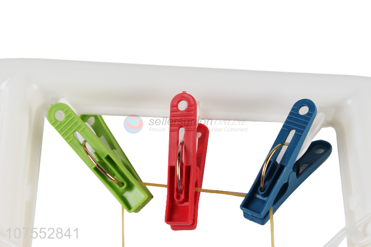 New arrival household 20pcs clothespins folding clothes hanger