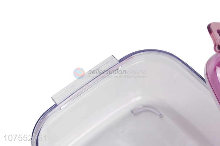 Wholesale rectangular vacuum kitchen crisper plastic food storage containers