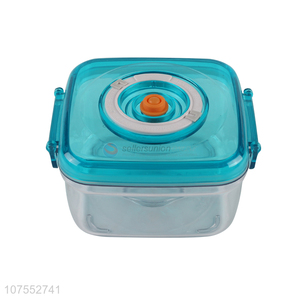 High quality square vacuum food storage containers food crisper