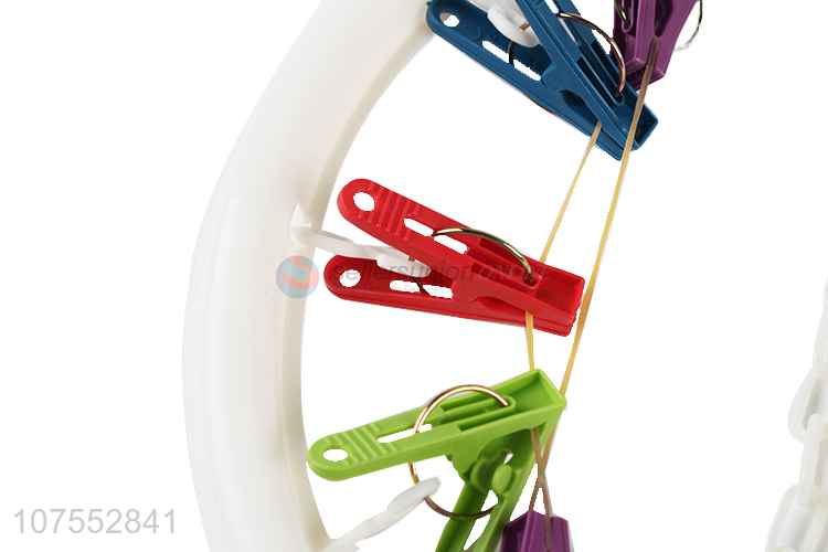 New arrival household 20pcs clothespins folding clothes hanger