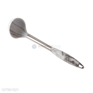 Good Sale Stainless Steel Handle Marbling Soup Ladle Cooking Spoon