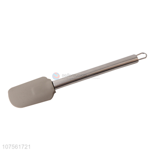 Newest Stainless Steel Handle Silicone Scraper Spatula