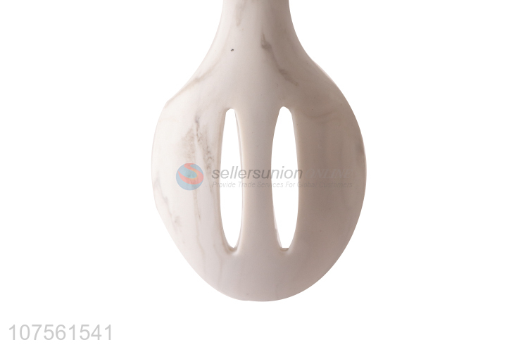 New Style Marbling Silicone Strainer Spoon Cooking Utensil