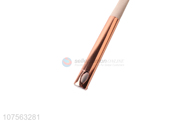 Factory Sales Rose Gold Stainless Steel Handle Straw Soup Ladle