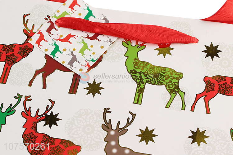 Factory direct sale Christmas paper gift bag paper souvenir bag