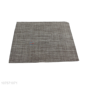 Factory direct sale decorative woven pvc placemat washable dining table mat