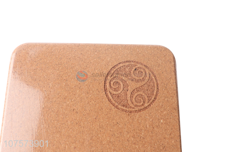 Hot sale biodegradable washable cork yogo brick cork yogo block