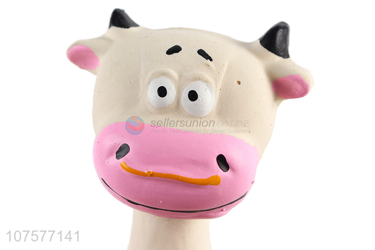 Cute Design Simulation Cow Pet Toy Dog Chew Toy