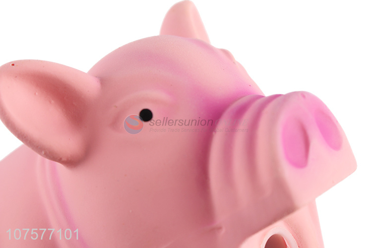 Hot Sale Simulation Pig Natural Latex Pet Toys Chew Toy