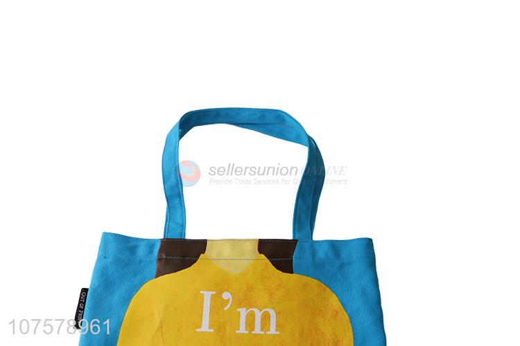 Factory Wholesale Reusable Canvas Shopping Bag Tote Bags