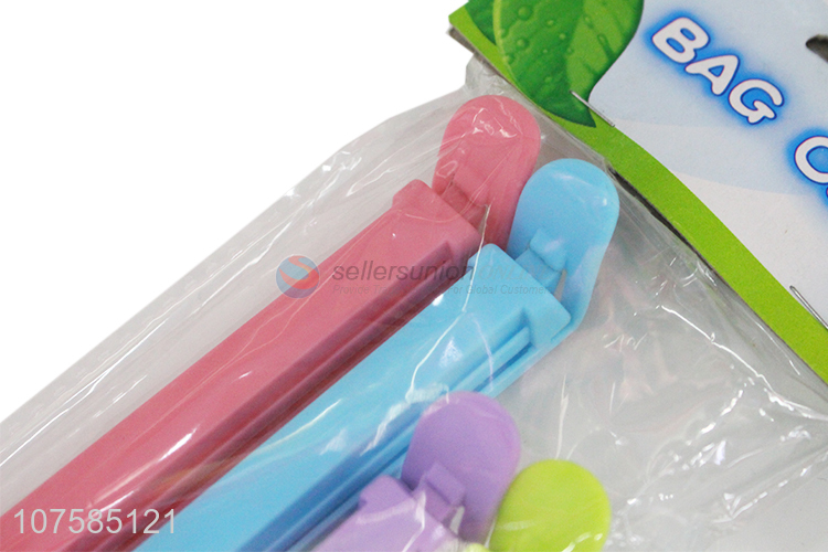 Wholesale Colorful Plastic Food Bag Clip Seal Clip