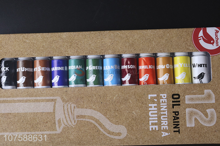 Wholesale 12 Colors Non-Toxic Oil Paints Set For Painting