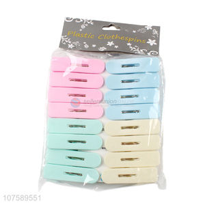 Wholesale Colorful Plastic Clothespin Multipurpose Clips