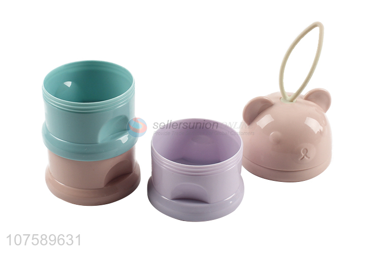 Cute Design Baby Milk Powder Box Food Storage Container