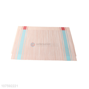 Best Sale Rectangle PVC Placemat Fashion Table Mat