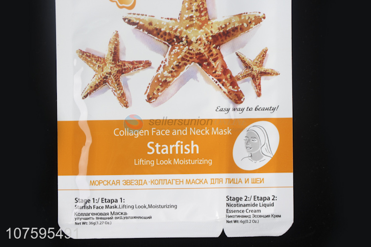 Factory Sell Starfish Moisturizing Mask Collagen Face And Neck Mask