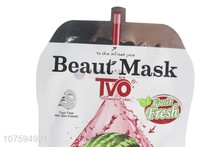 Best Sale Watermelon And Mango Moisturizing Hydration Juice Facial Mask