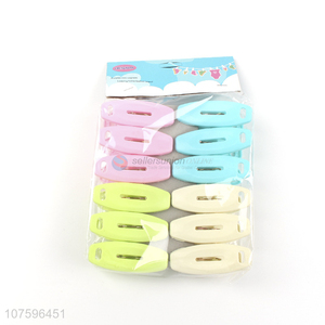 New Arrivals Home Use Durable Multicolor Plastic Clothes Pegs