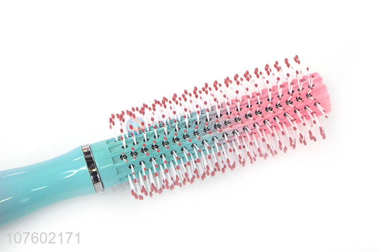 Fashion New Style Three-colour Plastic Round Massage Comb