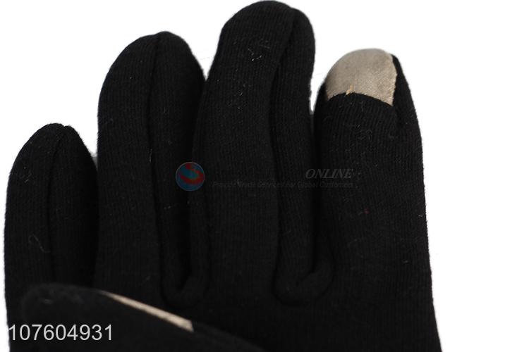 High quality women winter warm fleece gloves outdoor thickening gloves