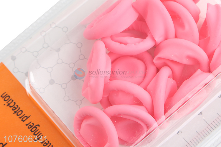 Good Quality Non-Slip Pink Latex Finger Slip Protector