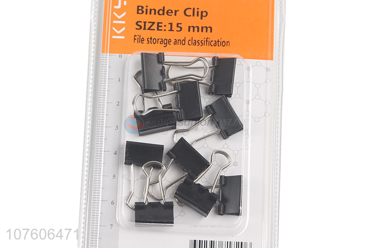 Best Selling Black Binder Clip Office Metal Clip