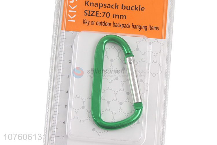 Latest Knapsack Buckle Climbing Hook Flat Carabiner Hook