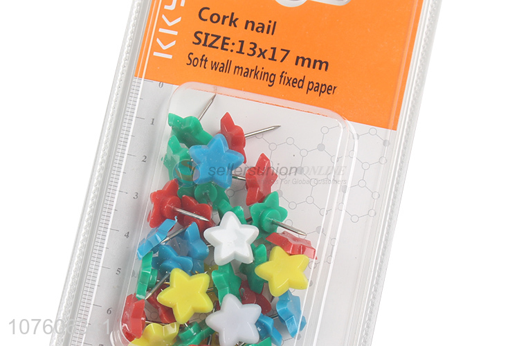 Best Sale Notice Boards Push Pins Star Head Cork Nail