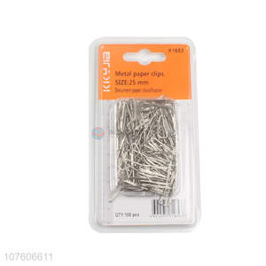 Unique Design Triangular Nickel Plated Paper Clip