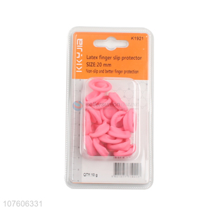 Good Quality Non-Slip Pink Latex Finger Slip Protector