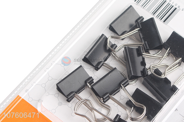 Best Selling Black Binder Clip Office Metal Clip