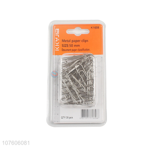 Good Quality Nickel Plated Metal Paper Clips