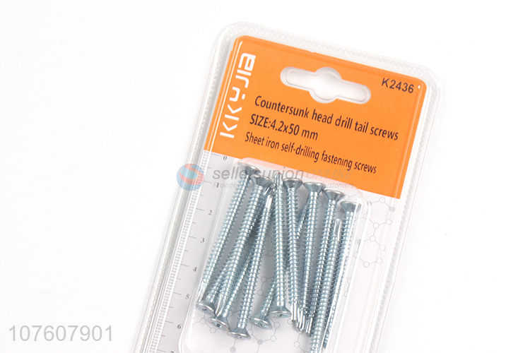 Best Sale Countersunk Head Drill Tail Screw Straight Screw Nail