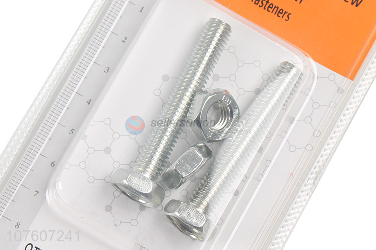 Good Quality Hexagon Fastening Screw With Nut Set