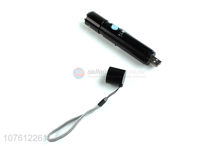 Hot sale mini rechargeable led flashlight high bright aluminum flashlight