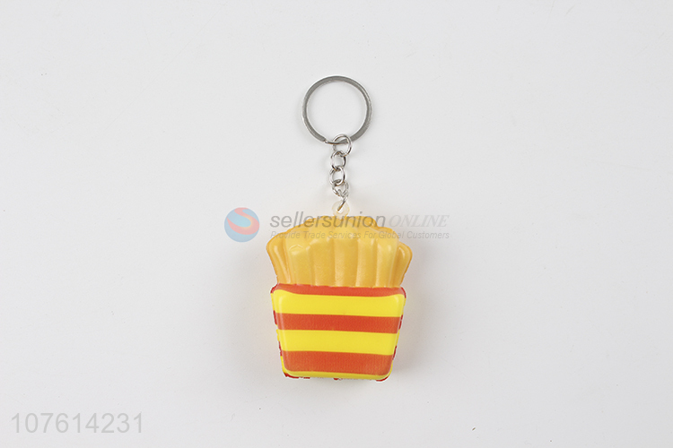 New Cute Expression French Fries Shape Rebound Toy