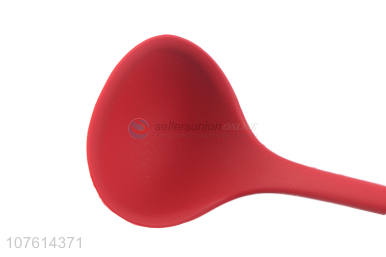 Factory price healthy safe heat resistant 100% silicone soup ladle