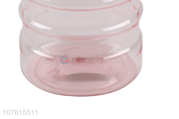 Excellent quality portable transparent colorful bpa free pp material water bottle