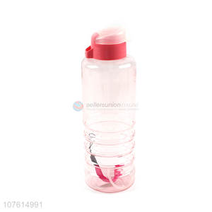 Hot selling clear colorful plastic water bottle portable drinking bottle