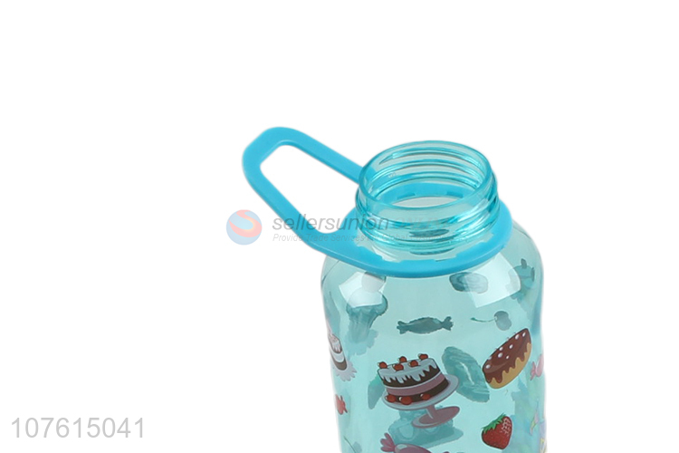 New design food grade bpa free plastic water bottle drinking bottle
