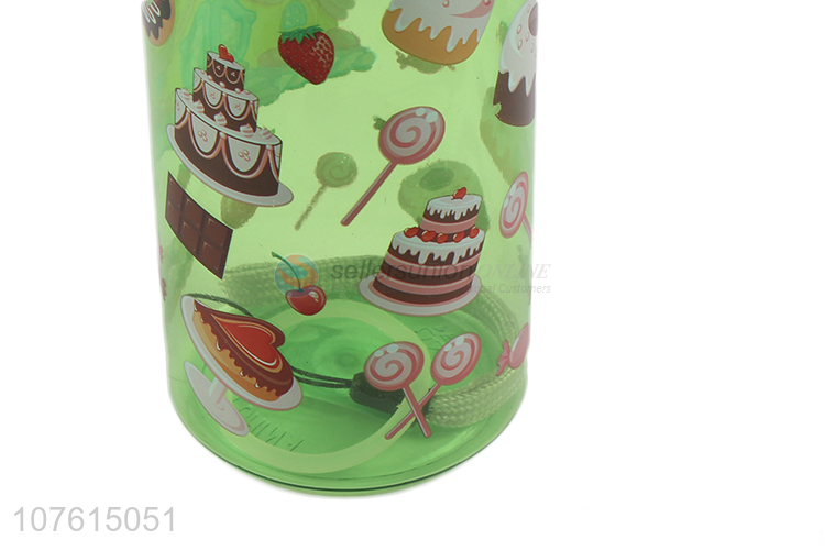 Most popular portable exquisite plastic drinking bottle plastic water bottle