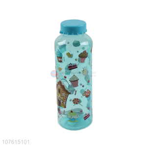 Custom logo bpa free plastic water bottle fashion drinking bottle