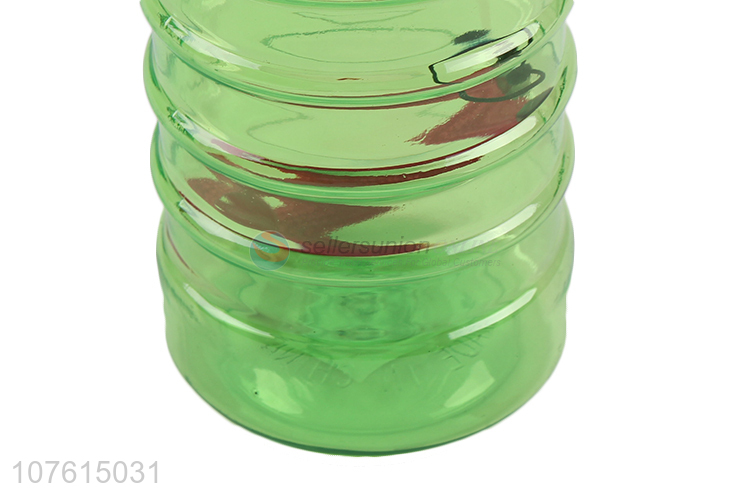 Promotional clear colored plastic water bottle portable sports bottle