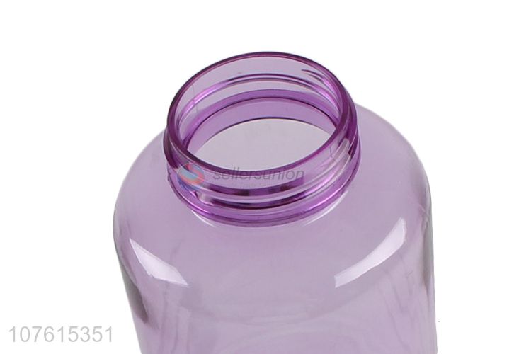 Low price portable transparent colorful bpa free pp material water bottle